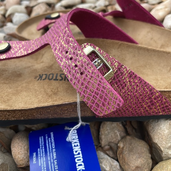 Birkenstock gizeh python pattern pinkwith tags Texas seller more fees for us - Picture 2 of 10